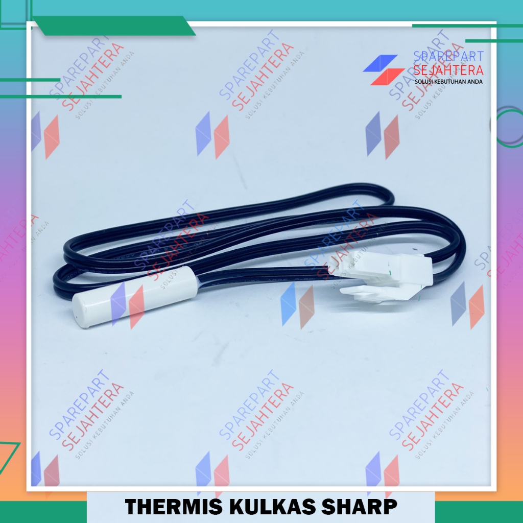 THERMIS SENSOR SUHU KULKAS SHARP 2 PINTU TERMIS THERMISTOR FUSE PIUS EVAP EVAPORATOR DEFROST BIMETAL
