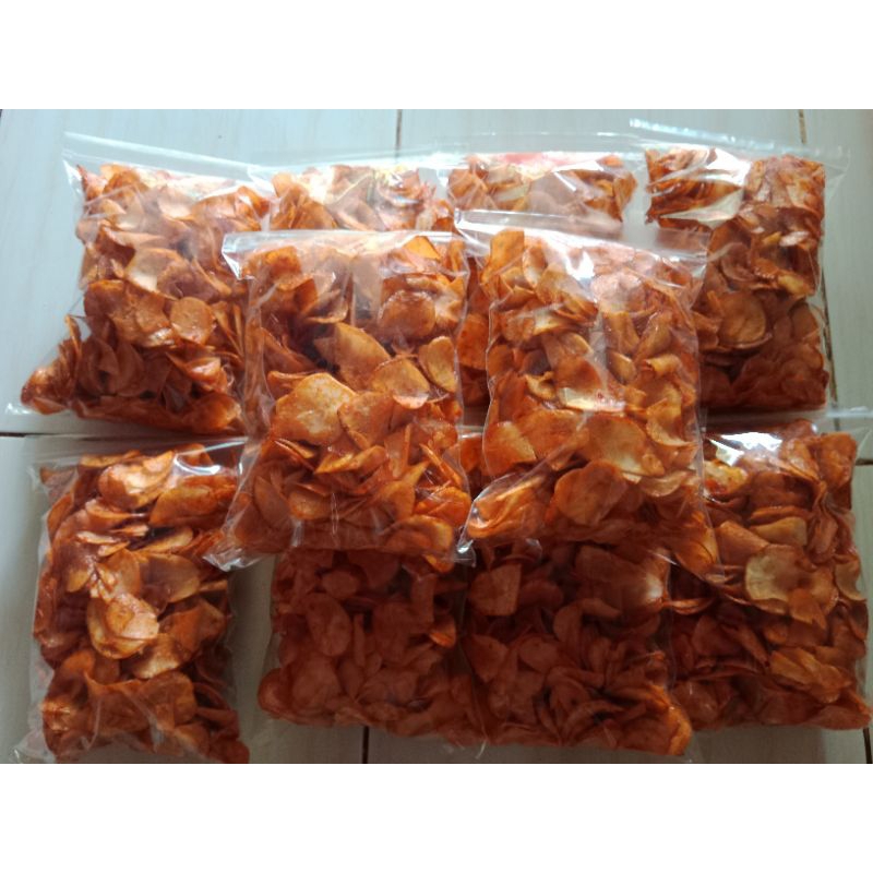 

keripik singkong pedas manis 500gr