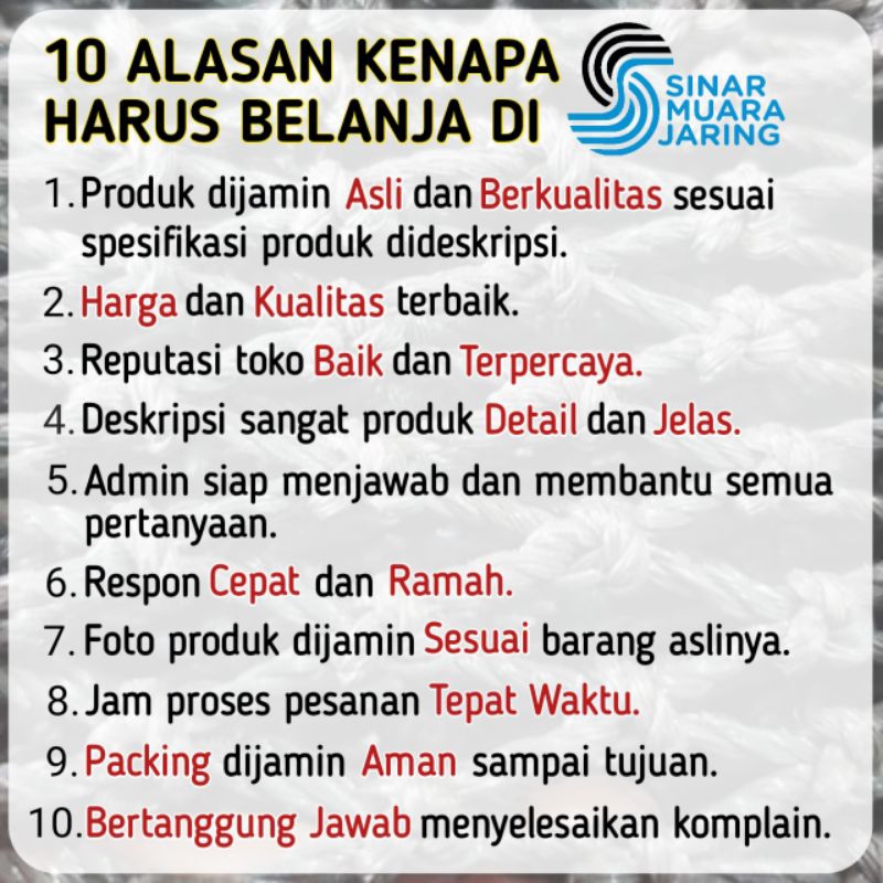 TYR Tali Tambang 2mm 1 Roll / Tali Tampar 2mm / Tali Tambang Murah