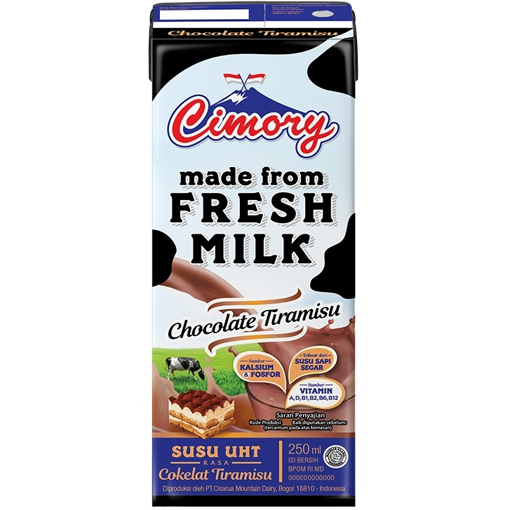 Cimory Susu UHT Chocolate Tiramisu 250 ml