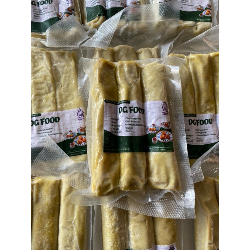 

Egg Chickeen Roll (Olahan Ayam) By Dimsum Geh Isi 3 Lenjer (Ukuran Lebih Tinggi)