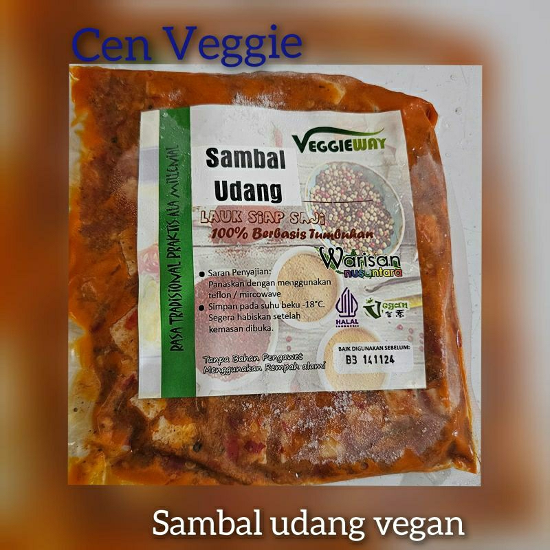 

sambal udang vegan