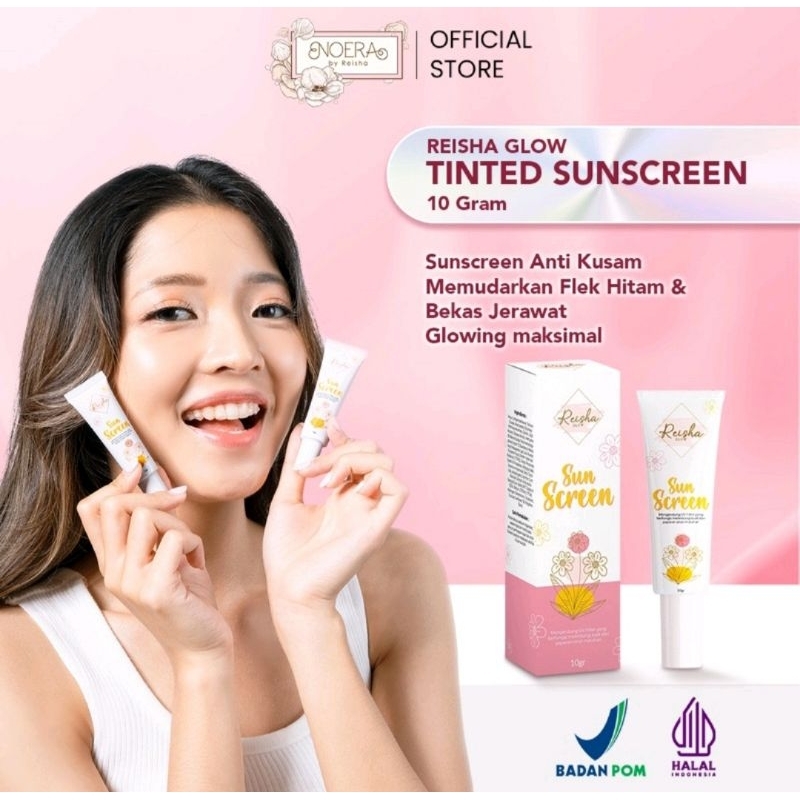 [READY]  [KEMASAN BARU] NOERA TINTED SUNSCREEN BY REISHA || TINTED SUNSCREEN SPF 30i