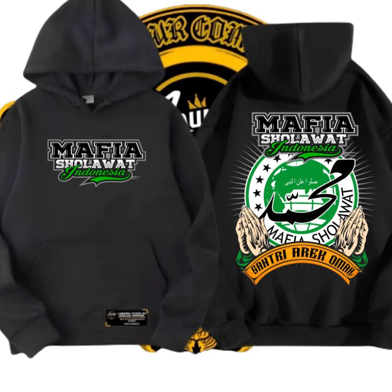 Sweater Hoodie Jacket Mafia Sholawat Indonesia Terbaru Pria Wanita Unisex // Kaos Majelis Sholawat M
