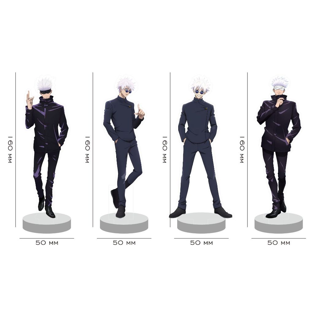 Mini Stand Figure Akrilik Anime Jujutsu arc shibuya Satoru Gojo