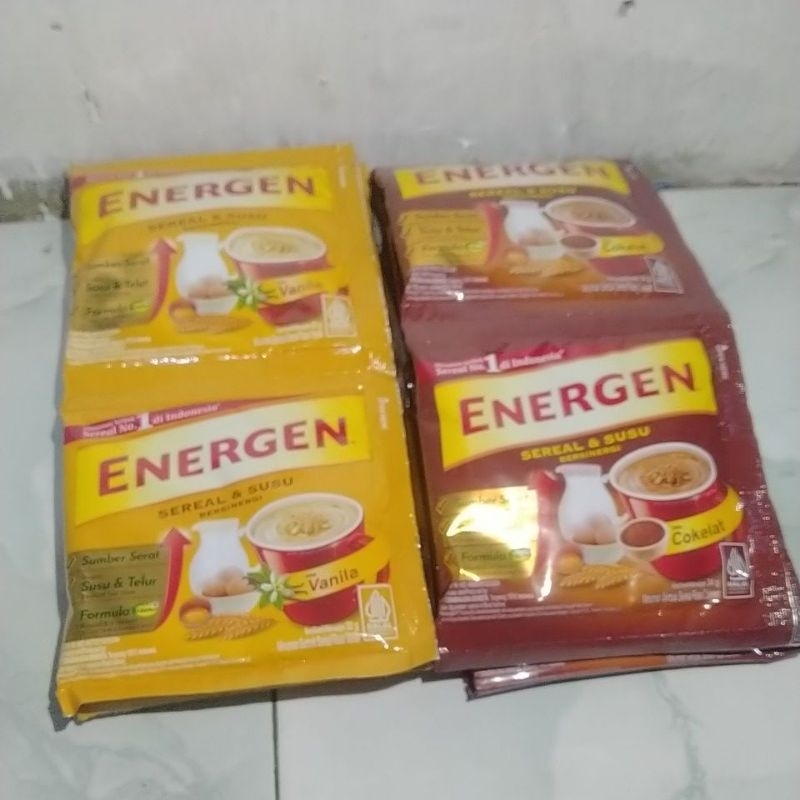

Energen sereal susu renceng isi 10