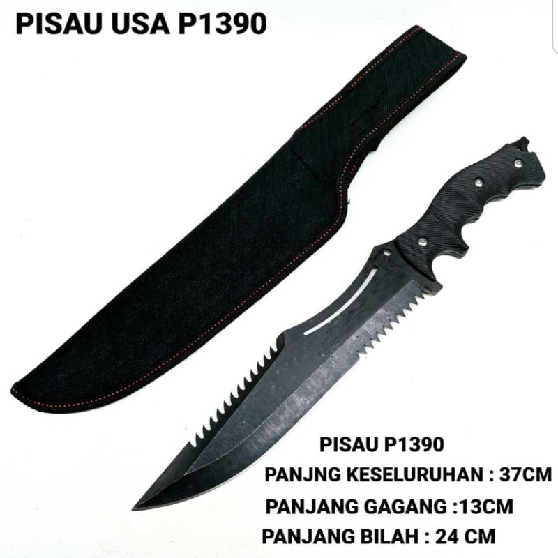 pisau survival outdoor P1390-P1392 USA