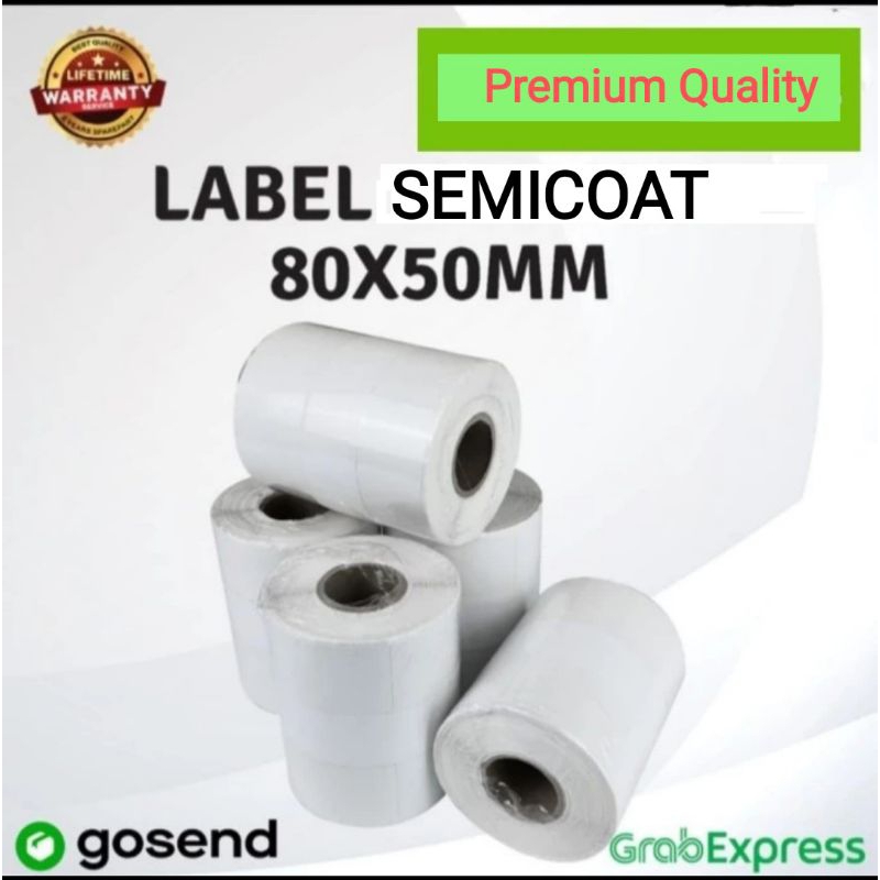 

LABEL SEMICOAT UK 80X50mm 1Line 2.000pcs Core3 Inch