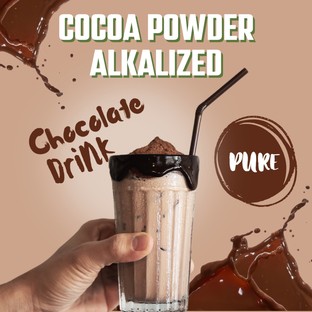 

BUBUK COKLAT MURNI 500g UNTUK MINUMAN / COKLAT BUBUK PREMIUM / PURE COCOA POWDER - ALKALIZED