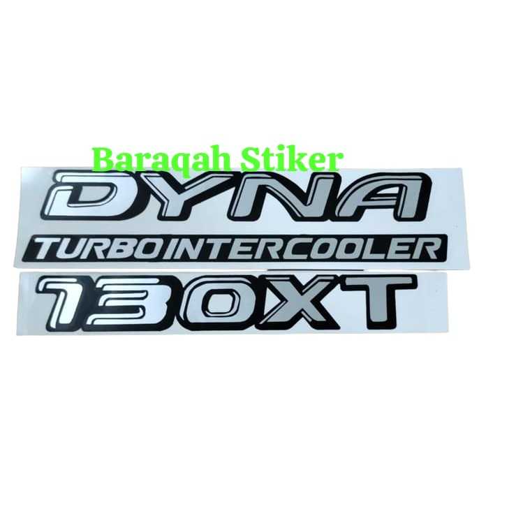 stiker mobil Dyna Turbo Intercooler 130XT