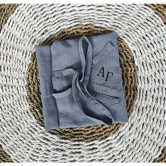 Bergo Hijab Anak Maryam Crinkle Airflow Cotton / Bergo Instan Airflow Premium