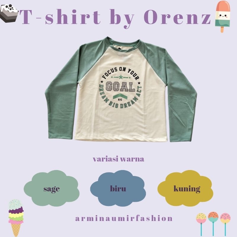 Kaos Crop Top By Orenz