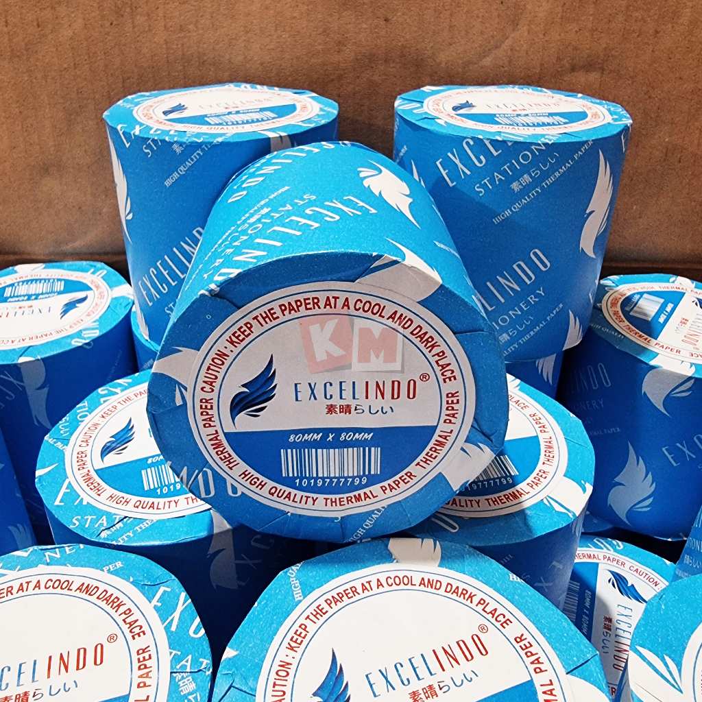 

Kertas Thermal Struk Kasir Paper Roll Excelindo 80 x 80 mm / 80x80