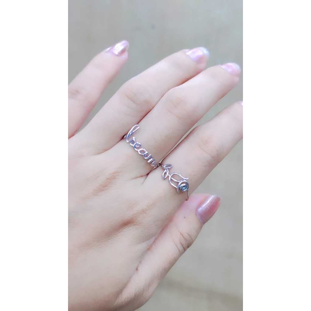 cincin polos emas putih asli 8k dibawah 1gram