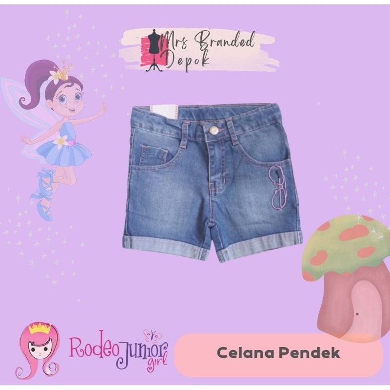 CELANA PENDEK BRANDED ANAK CEWEK RODEO JUNIOR GIRL 0138