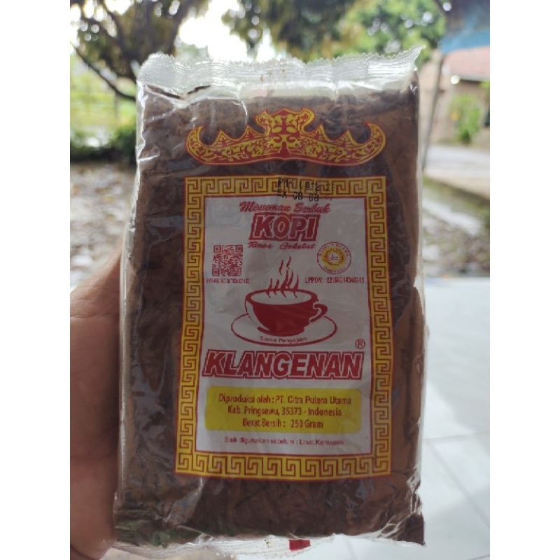 

KOPI KLANGENAN 250GR ASLI KHAS PRENGSEWU LAMPUNG