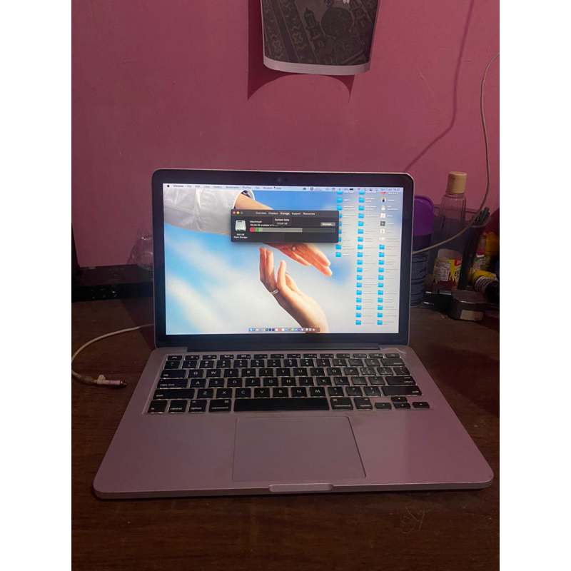 Macbook Pro 2015 ram 16gb memori 512 gb