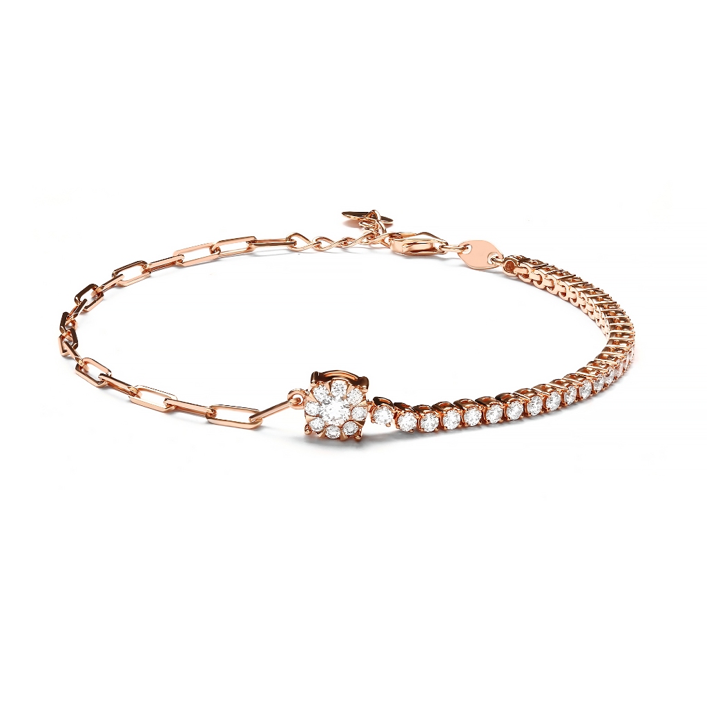 Lino and Sons - Gelang Berlian (Emberly Diamond Bracelet)