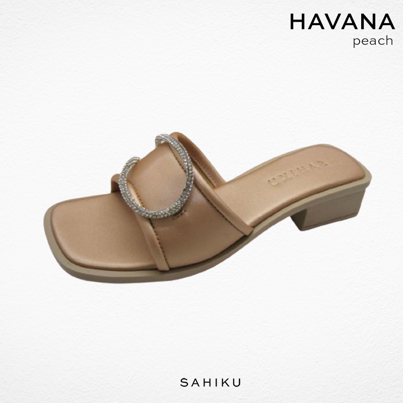 SAHIKU - Havana Sandal Hak Wanita || Sandal  Hak Casual || Sandal Fashion Wanita