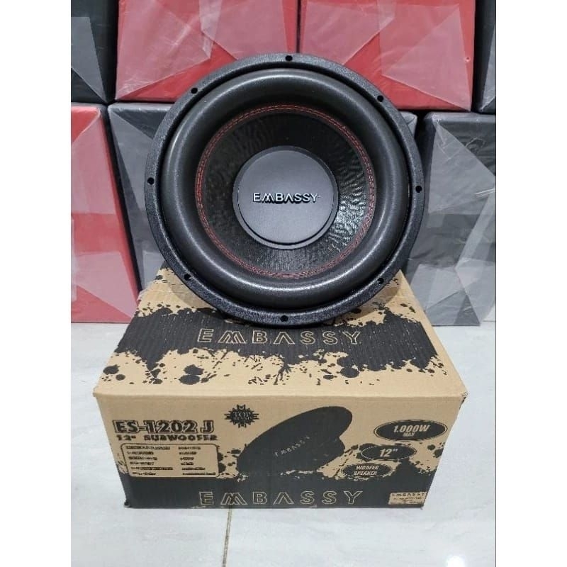 Subwoofer 12 Inch Embassy ES-1202J ES 1202J Double Coil