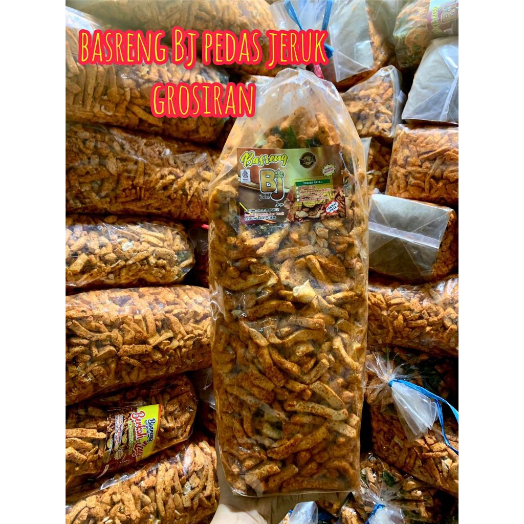 

Basreng Stik Pedas Daun Jeruk BJ by Berkah Jaya 2 kg (1 ball)