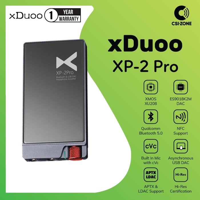 xDuoo XP-2 / XP 2 Pro Portable Bluetooth 5.0 Headphone Amplifier