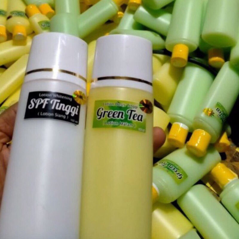 (HB DOSTING) PAKET HB DOSTING. HAND BODY LOTION DOSTING WHITENING GREEN TEA SPF TINGGI / HB DOSTING 