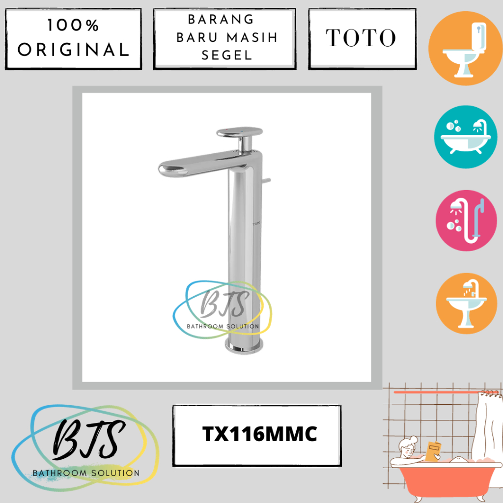 Kran/ keran wastafel TOTO TX116MMC / TX 116 MMC / TX 116MMC / TX116MMC