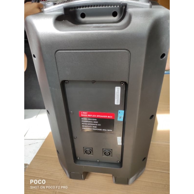 speaker pasif 10inch Baretone Max 10HW original sepasang