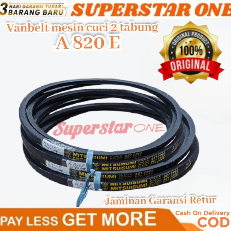 V belt/Vanbelt/Fanbelt mesin cuci A820E/A-820E/A 820 E