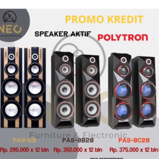 NEO - SPEAKER AKTIF POLYTRON READY 3 TIPE TERMURAH SE-PONTIANAK