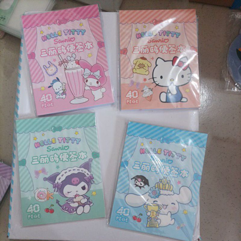 

DSB 10 Memopad Sanrio memo sanrio note sanrio buku jurnal