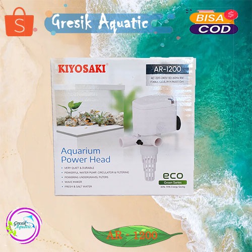 Pompa Air Kiyosaki AR 1200 - Pompa Celup / Water Pump Akuarium / Kolam