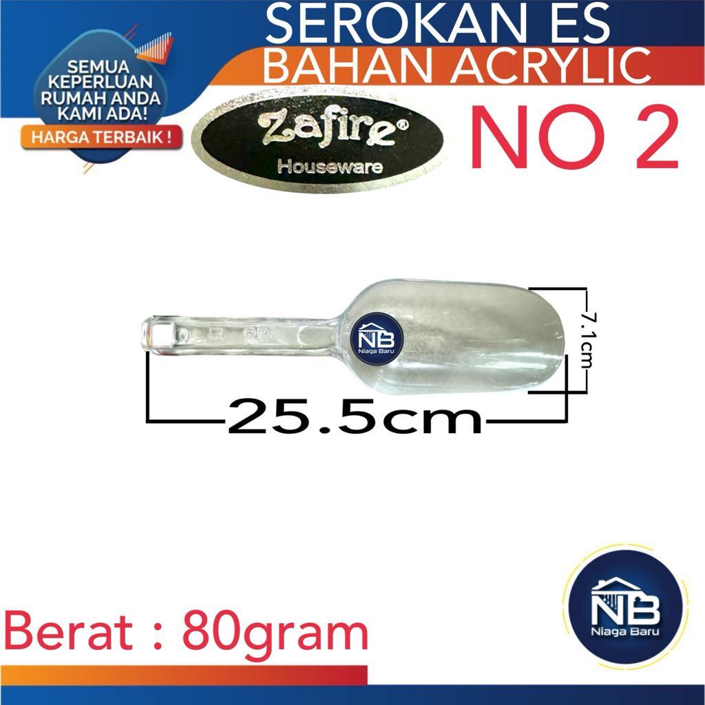 SEKOP ES BATU SCOOP ICE ACRYLIC Zafire no 2 SEROK ES AKRILIK