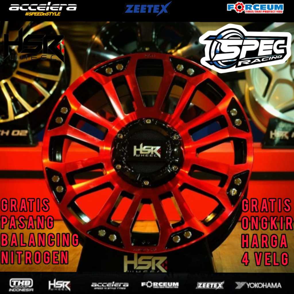 Velg Mobil Racing Hsr Myth05 Ring 18 Untuk Expander Innova Rush Alphard Luxio Mazda5 All new Xenia E