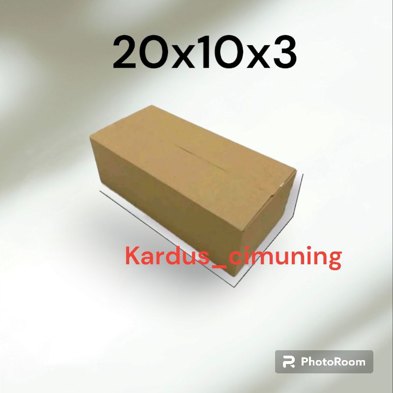 

kardus box packing 20x10x3