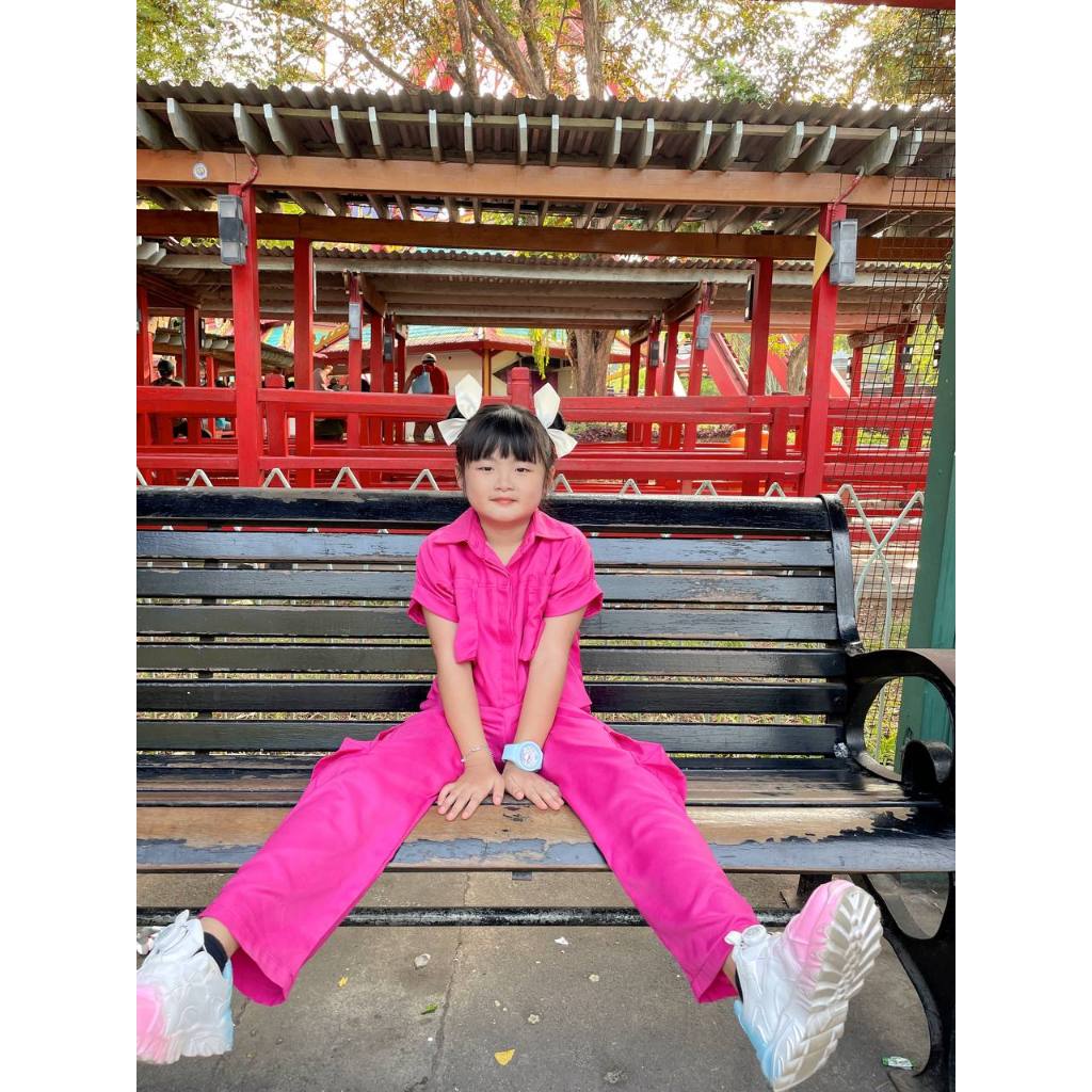 BSK - One Set Anak Wanita / Celana Cargo Kids / Kulot Cargo Anak -PN