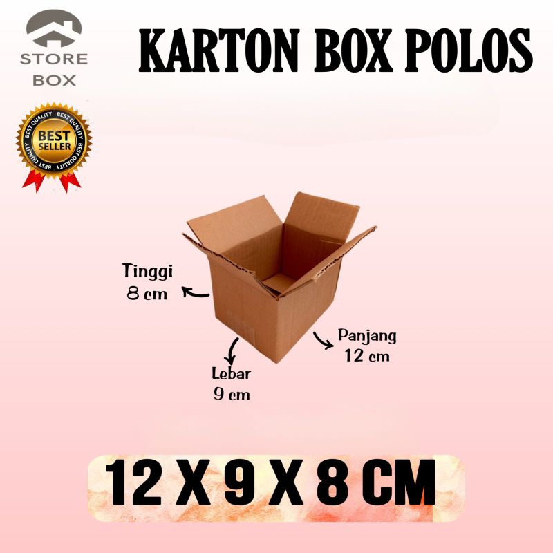 

kardus polos UK 12x9x8 kardus kecil kardus packing