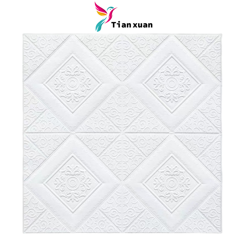 (COD) High Quality DIY  Wallpaper Dinding 3D Drick Foam Plafon Dekorasi Dinding Kamar Tidur