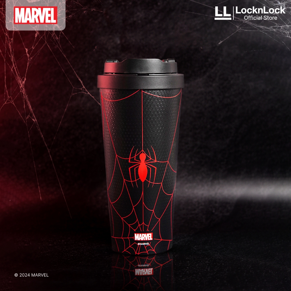 	 LocknLock Exclusive One Touch Clip Tumbler Marvel SpiderMan 550ml	