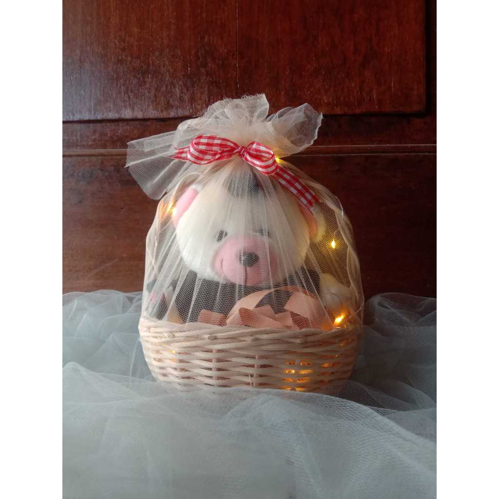 ID PAKET COLLABORASI KRISNA BOUQUET X AIS CRAFT - SOVENIR BONEKA DAN PAKET HANTARAN BUAT NIKAHAN