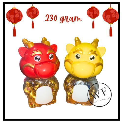 Toples Naga isi cokelat coin yuan bao / Cokelat emas koin kuno 230g