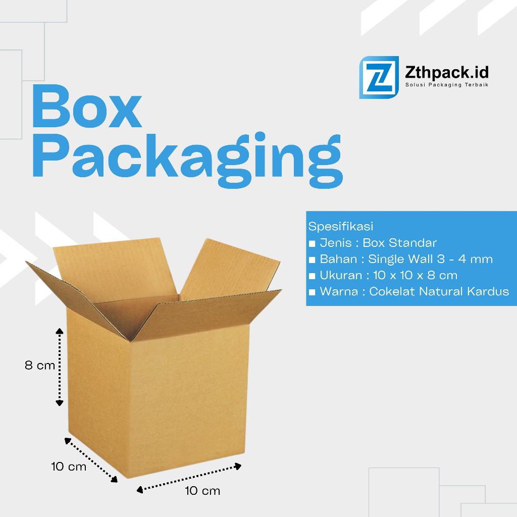 

JAMINAN KARDUS BARU ! kardus UK, 10x10x8 cm... ST double wall kardus box packing serbaguna