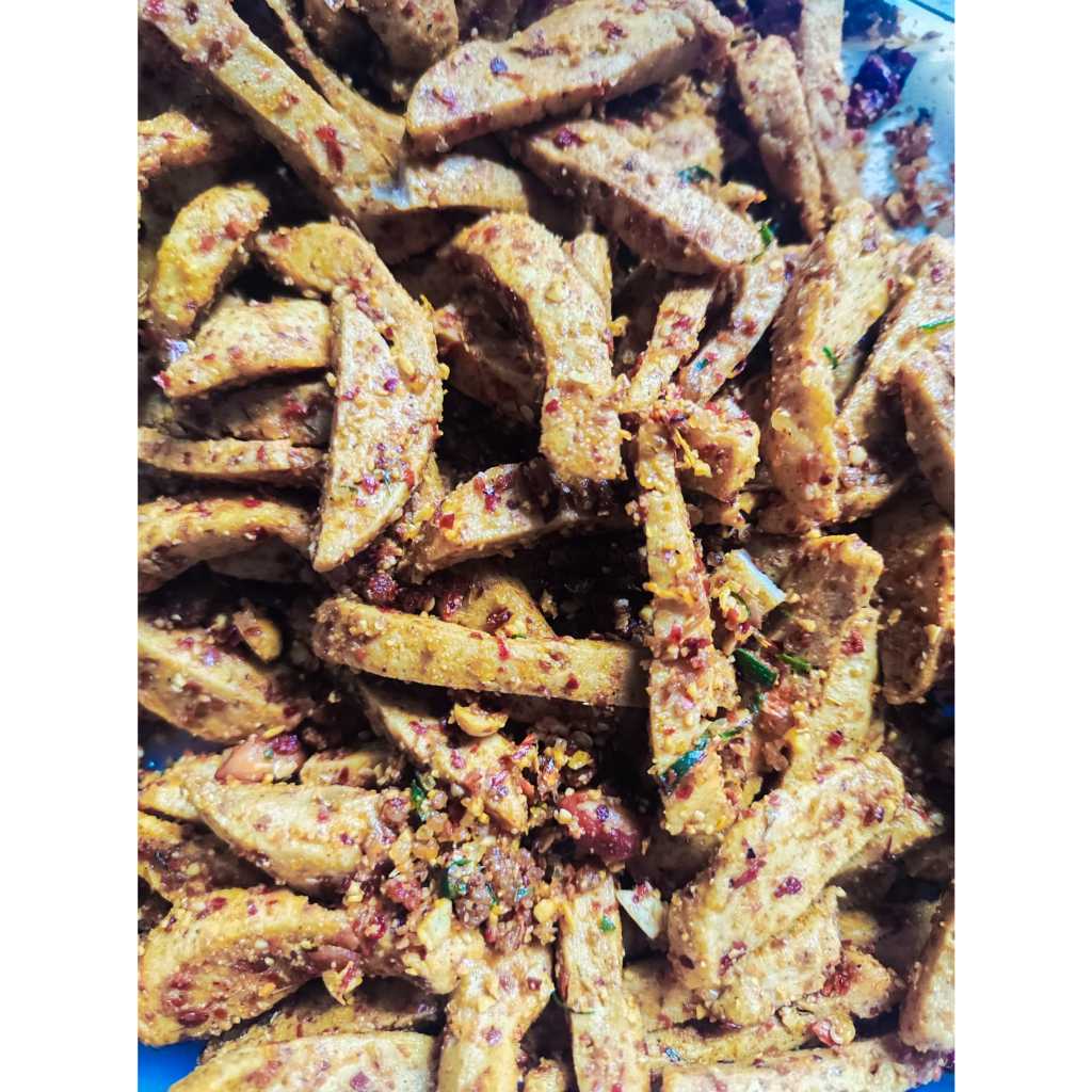 

Basreng pedas daun jeruk bumbu kacang 120gram
