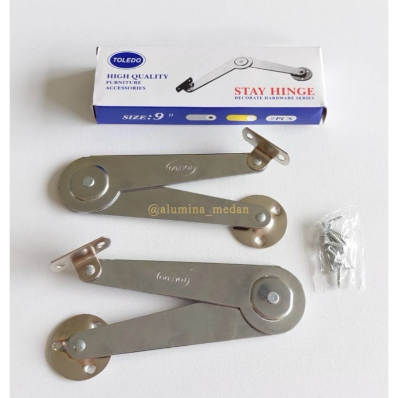 ENGSEL SALON TOLEDO /  SIKUTAN JENDELA / ENGSEL WAYANG FREE SKRUP / ENGSEL SALON 1 PASANG / ENGSEL S