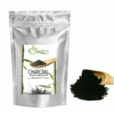 Activated Charcoal Powder, Arang Aktif Bamboo Roasted, Food Grade 500gr