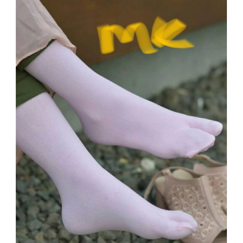 KAOS KAKI JEMPOL POLOS PUTIH DAN HITAM/KAOS KAKI JEMPOL