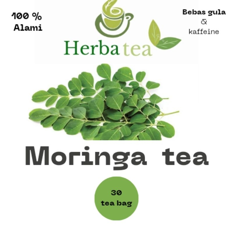 

MORINGA TEA / TEH DAUN KELOR / ISI 30 TEA BAG & 50 GRAM