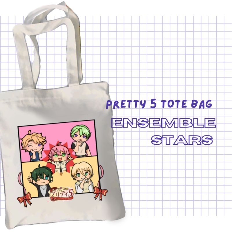 Tote Bag Pretty 5 Ensemble Stars Fan Merch