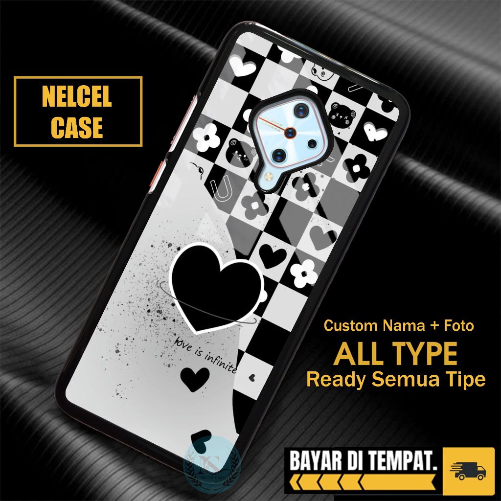 Nelcel Case Vivo S1 PRO Y20 Y20i V19 Y30 Y50 V17 Pro S1 Pro V15 Pro Z1 Pro Back case Tempered Hard c